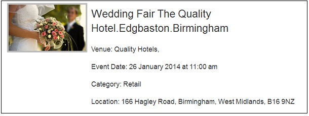 Wedding Fair The quality Hotel