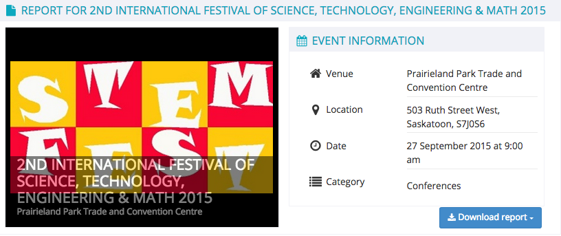 2nd International Festival of Science, Technology, Engineering & Math 2015 2nd International Festival of Science, Technology, Engineering & Math 2015