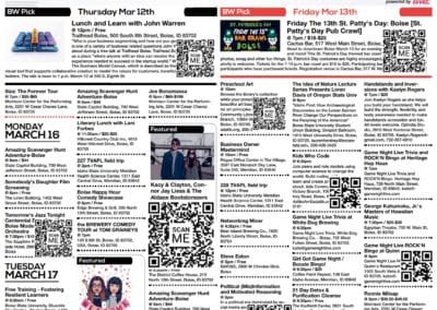 Boise Weekly with QR Codes